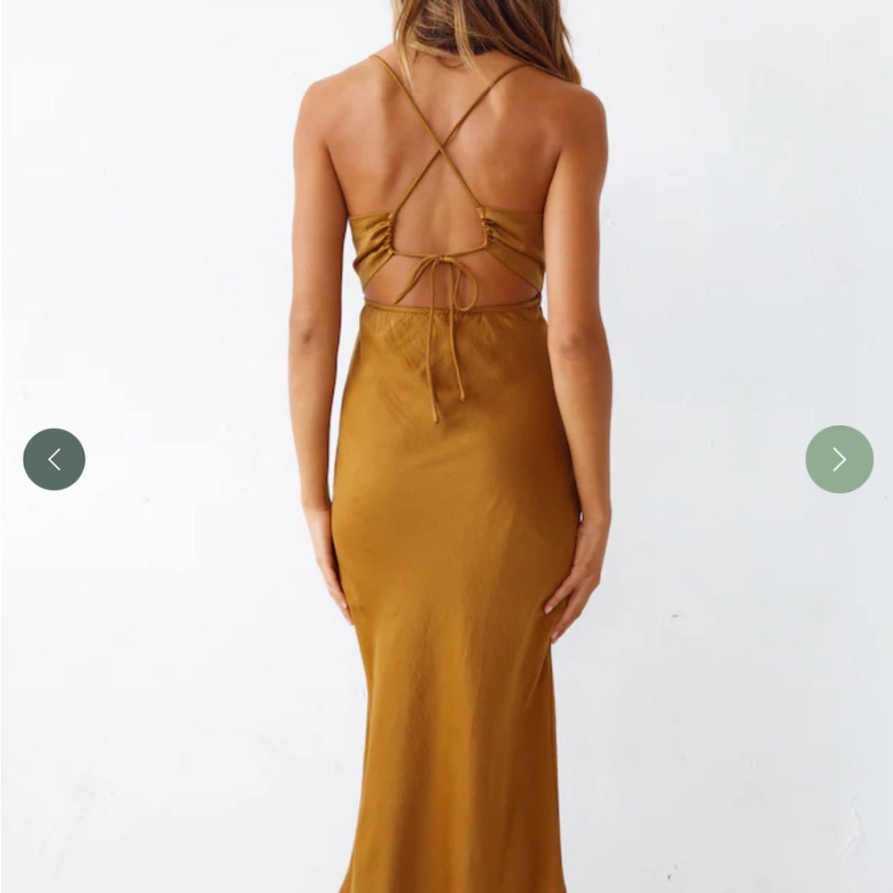 Fortunate One Forever Fresh Brown Dress - Picture 5 of 6